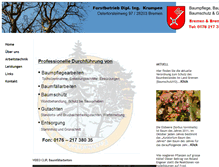 Tablet Screenshot of baumpflege-krumpen.de